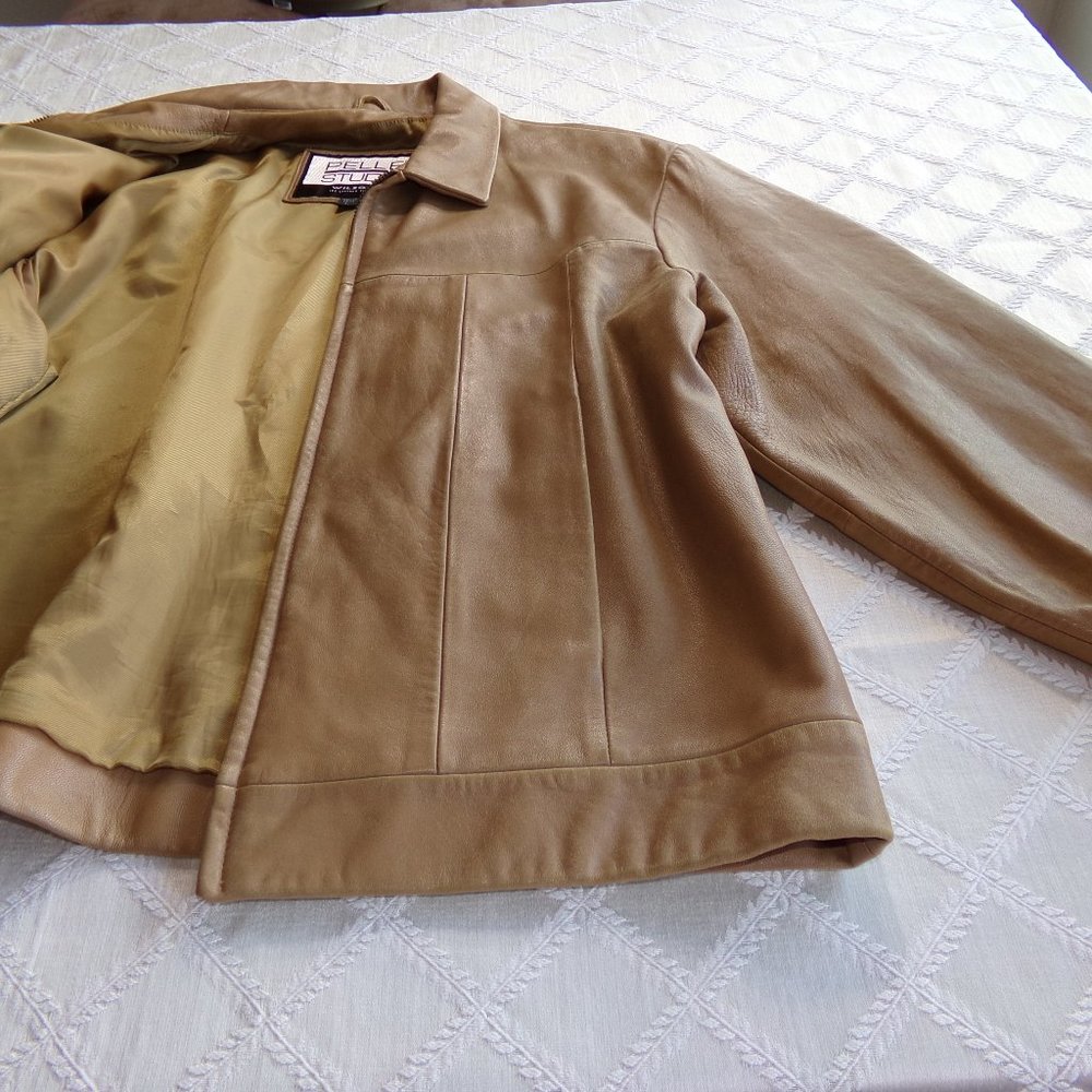 WILSON LEATHER TAN JACKET - Picture 9 of 9